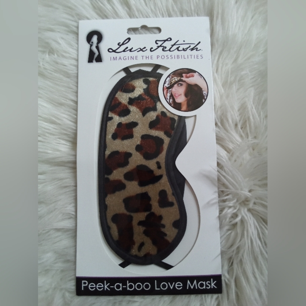 Leopard Print Eye Mask